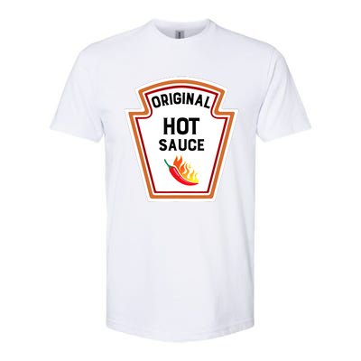 Funny Group Condiments Halloween Costume Original Hot Sauce Softstyle CVC T-Shirt