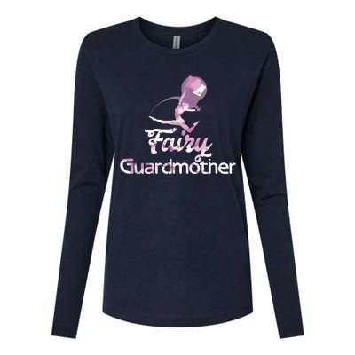 Fairy Guardmother Color Guard Winter Guard Womens Cotton Relaxed Long Sleeve T-Shirt