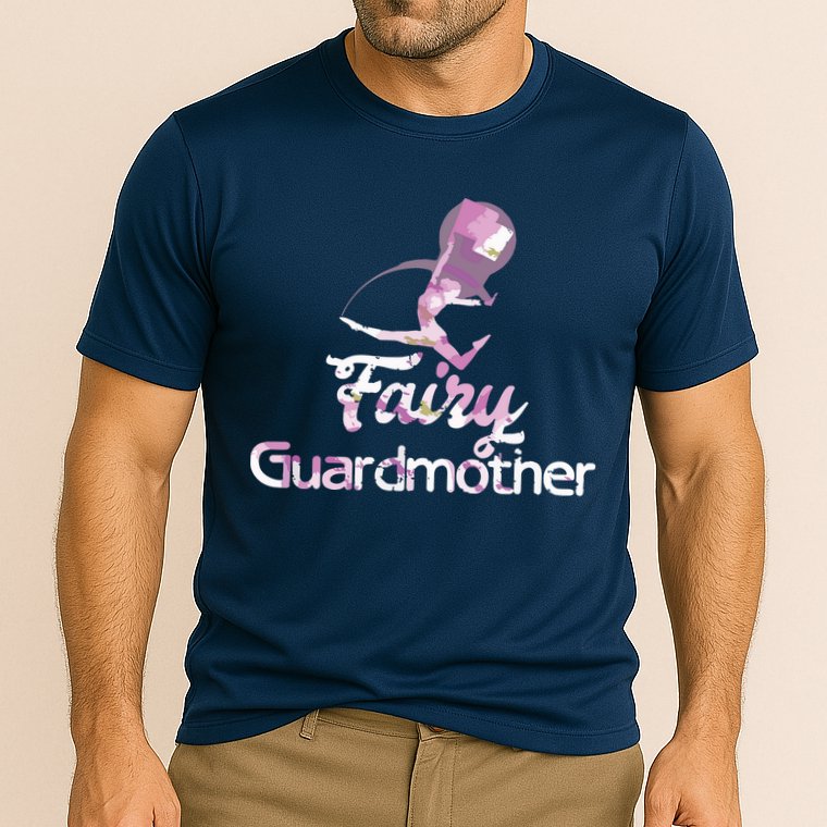 Fairy Guardmother Color Guard Winter Guard Cooling Performance Crew T-Shirt