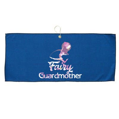 Fairy Guardmother Color Guard Winter Guard Large Microfiber Waffle Golf Towel