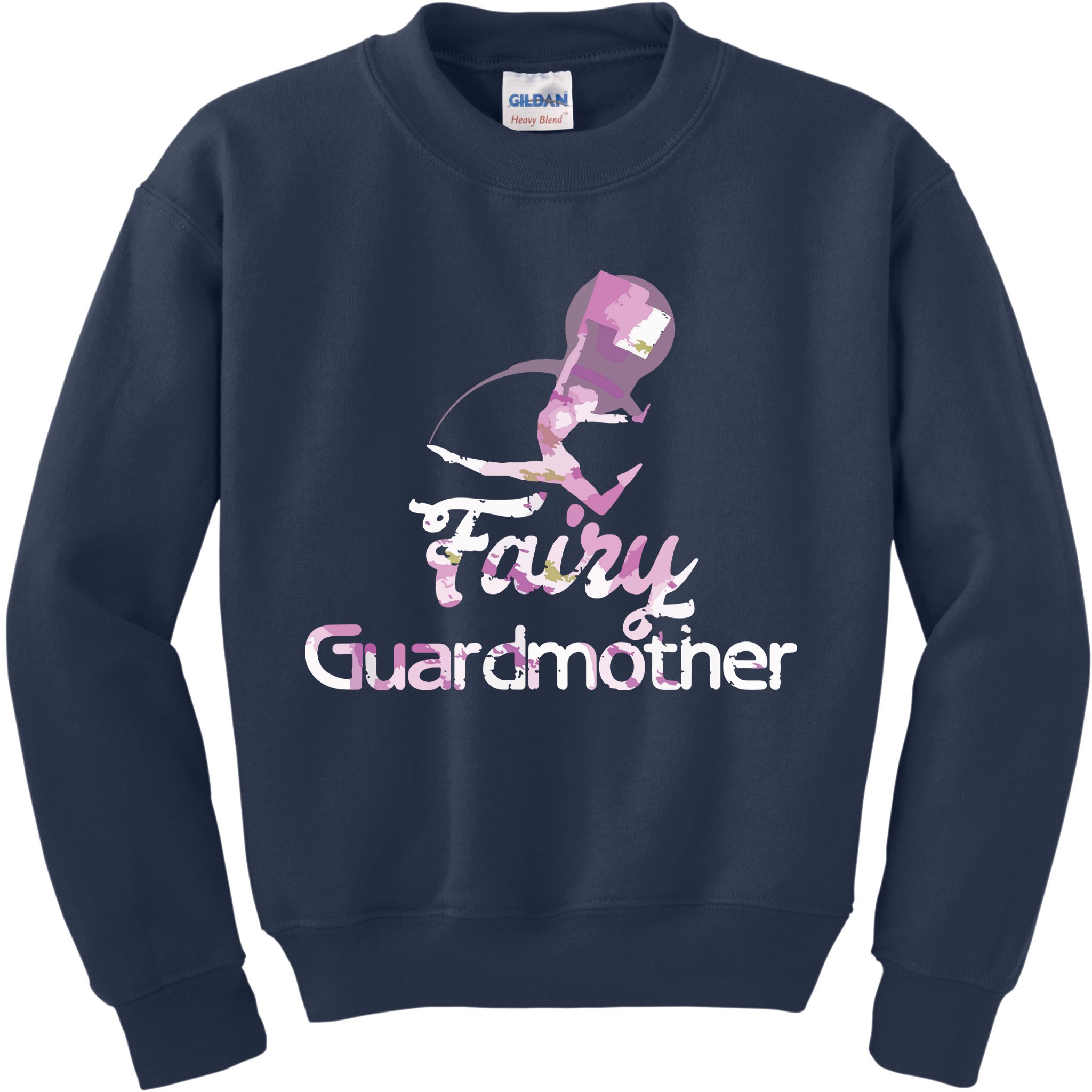 Fairy Guardmother Color Guard Winter Guard Kids Sweatshirt