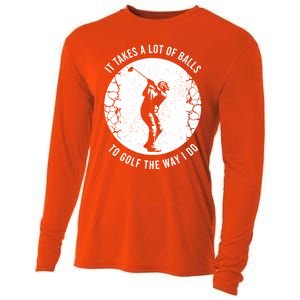 Funny Golf Clothing Golf Player Cool Gift Cooling Performance Long Sleeve Crew