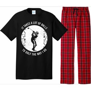 Funny Golf Clothing Golf Player Cool Gift Pajama Set