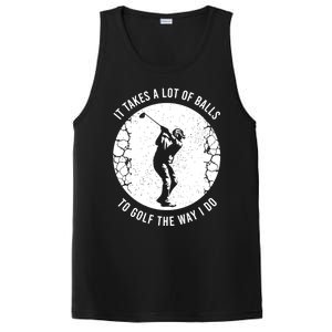 Funny Golf Clothing Golf Player Cool Gift PosiCharge Competitor Tank