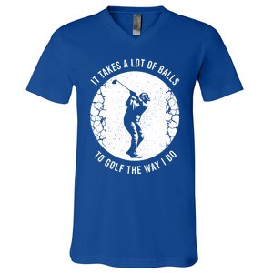 Funny Golf Clothing Golf Player Cool Gift V-Neck T-Shirt