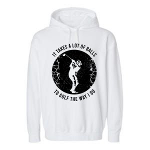 Funny Golf Clothing Golf Player Cool Gift Garment-Dyed Fleece Hoodie