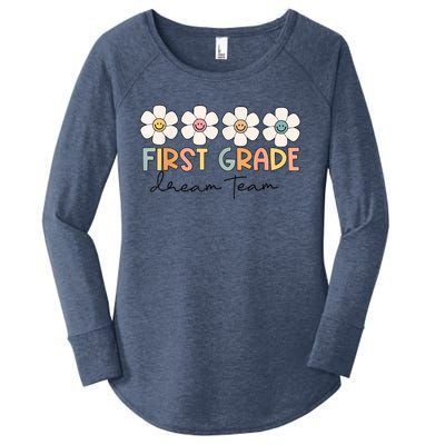 First Grade Dream Team Retro Back To School Teacher Student Women's Perfect Tri Tunic Long Sleeve Shirt