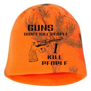 Funny Guns Dont Kill People I Do Kati - Camo Knit Beanie