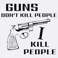 Funny Guns Dont Kill People I Do Cooling Performance Crew T-Shirt