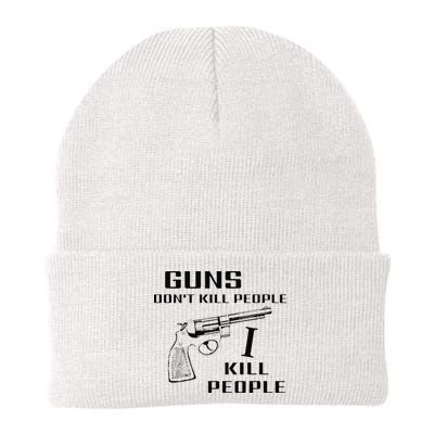 Funny Guns Dont Kill People I Do Beanie