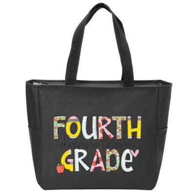 Fourth Grade Dream Team Back To School 4th Grade Teacher Zip Tote Bag