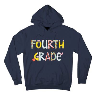 Fourth Grade Dream Team Back To School 4th Grade Teacher Tall Hoodie