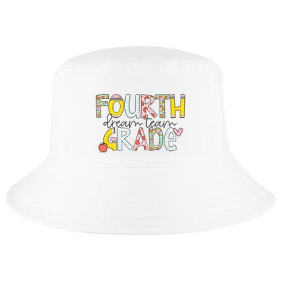 Fourth Grade Dream Team Back To School 4th Grade Teacher Cool Comfort Performance Bucket Hat