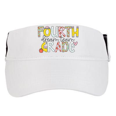 Fourth Grade Dream Team Back To School 4th Grade Teacher Adult Drive Performance Visor