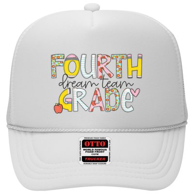Fourth Grade Dream Team Back To School 4th Grade Teacher Trucker Hat