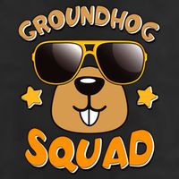 Funny Groundhog Day Squad 7 Panel Mesh Trucker Snapback Hat