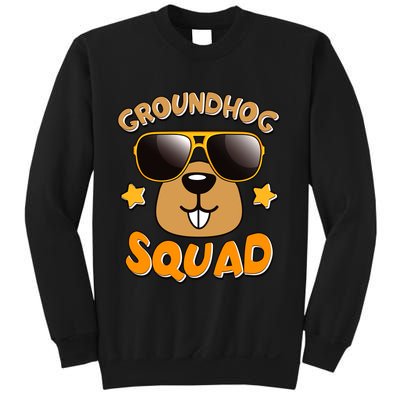 Funny Groundhog Day Squad Sweatshirt