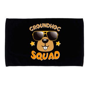 Funny Groundhog Day Squad Microfiber Hand Towel