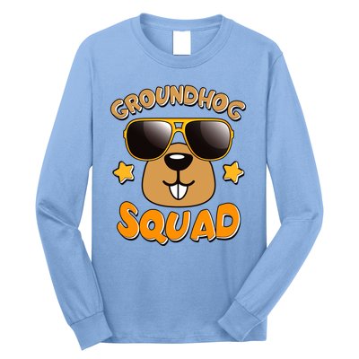 Funny Groundhog Day Squad Long Sleeve Shirt