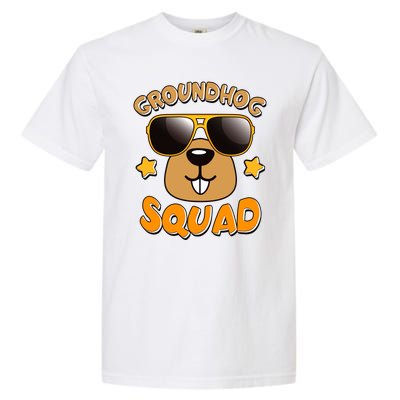 Funny Groundhog Day Squad Garment-Dyed Heavyweight T-Shirt