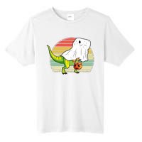 Funny Ghost Dinosaur Halloween Graphic Tall Fusion ChromaSoft Performance T-Shirt