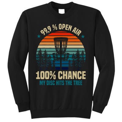 Frisbee Golf Disc Golf Tall Sweatshirt