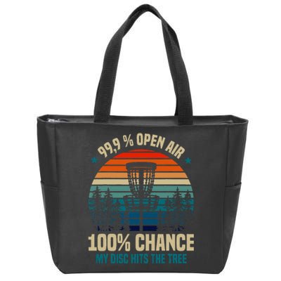 Frisbee Golf Disc Golf Zip Tote Bag