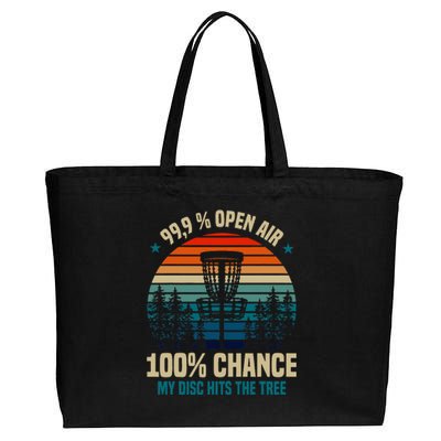 Frisbee Golf Disc Golf Cotton Canvas Jumbo Tote