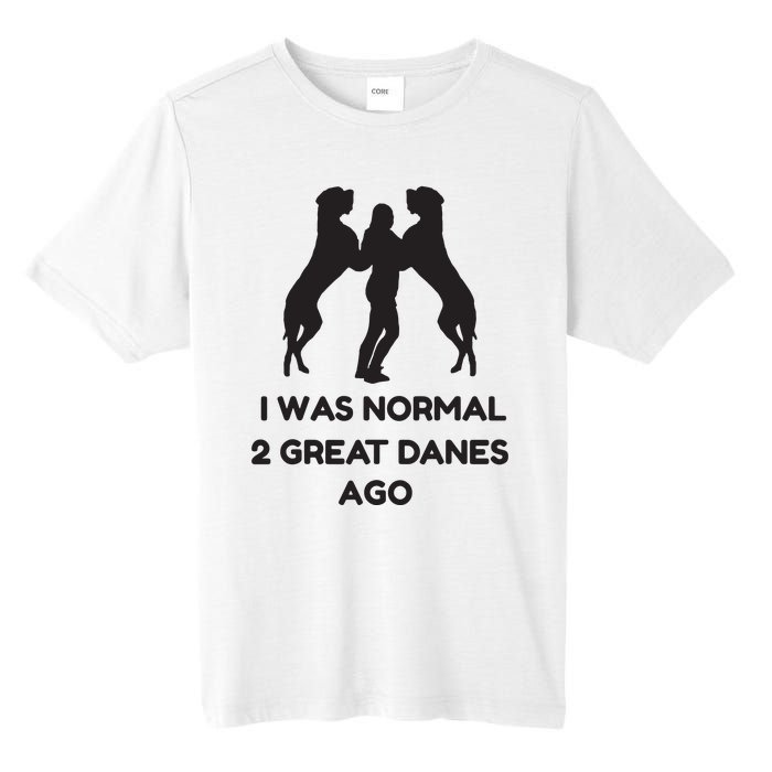 Funny Great Dane Shirts Woman I Was Normal 2 Great Danes Ago Tall Fusion ChromaSoft Performance T-Shirt