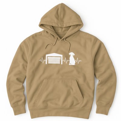Funny Garage Door Installer Application Day Dog Garage Door Hoodie