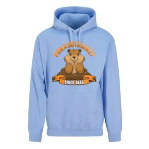 Funny Groundhog Day Phil Cute Ground Hog Punxsutawney Unisex Surf Hoodie