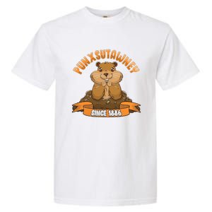 Funny Groundhog Day Phil Cute Ground Hog Punxsutawney Garment-Dyed Heavyweight T-Shirt