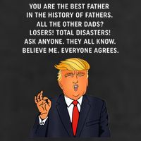 Funny Great Dad Donald Trump Father's Day Gift Tee Trucker Hat