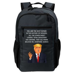 Funny Great Dad Donald Trump Father's Day Gift Tee Daily Commute Backpack