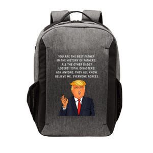 Funny Great Dad Donald Trump Father's Day Gift Tee Vector Backpack