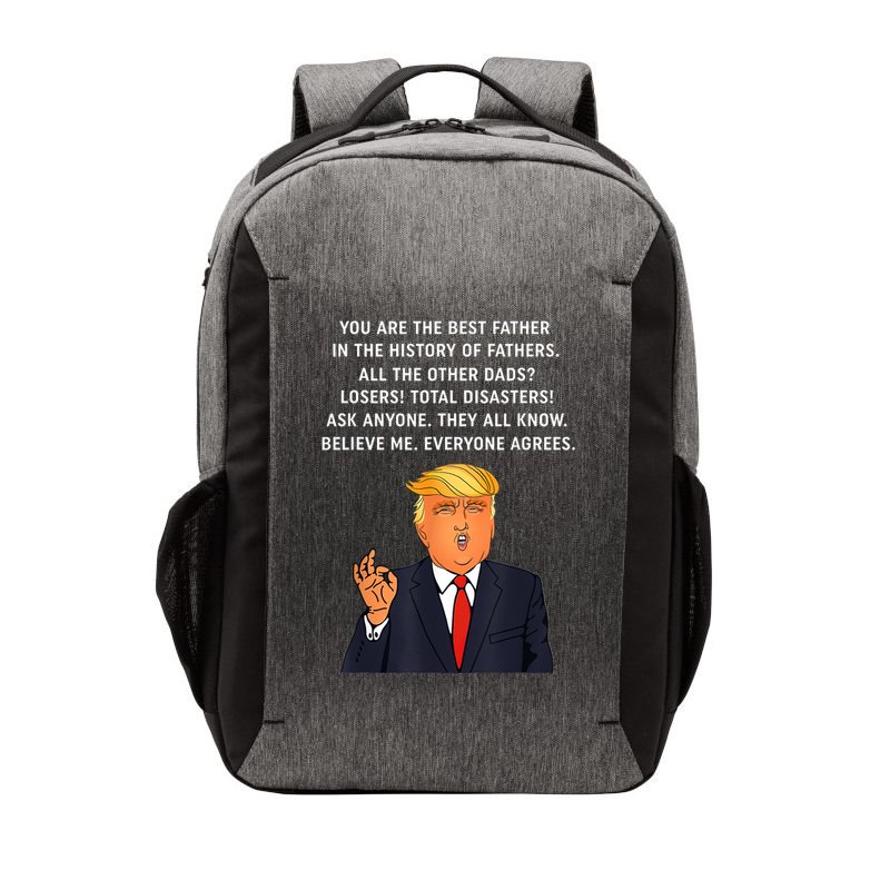 Funny Great Dad Donald Trump Father's Day Gift Tee Vector Backpack