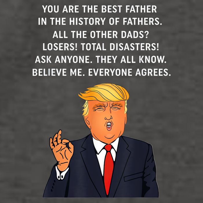 Funny Great Dad Donald Trump Father's Day Gift Tee Vector Backpack