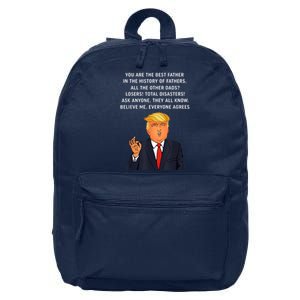 Funny Great Dad Donald Trump Father's Day Gift Tee 16 in Basic Backpack