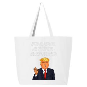 Funny Great Dad Donald Trump Father's Day Gift Tee 25L Jumbo Tote