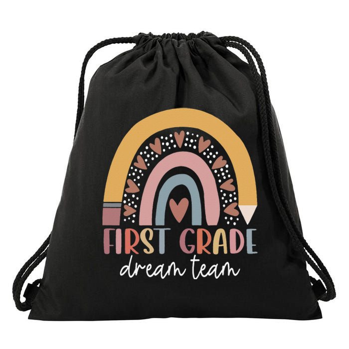 First Grade Dream Team Teacher Back To School Gifts Drawstring Bag