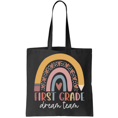 First Grade Dream Team Teacher Back To School Gifts Tote Bag