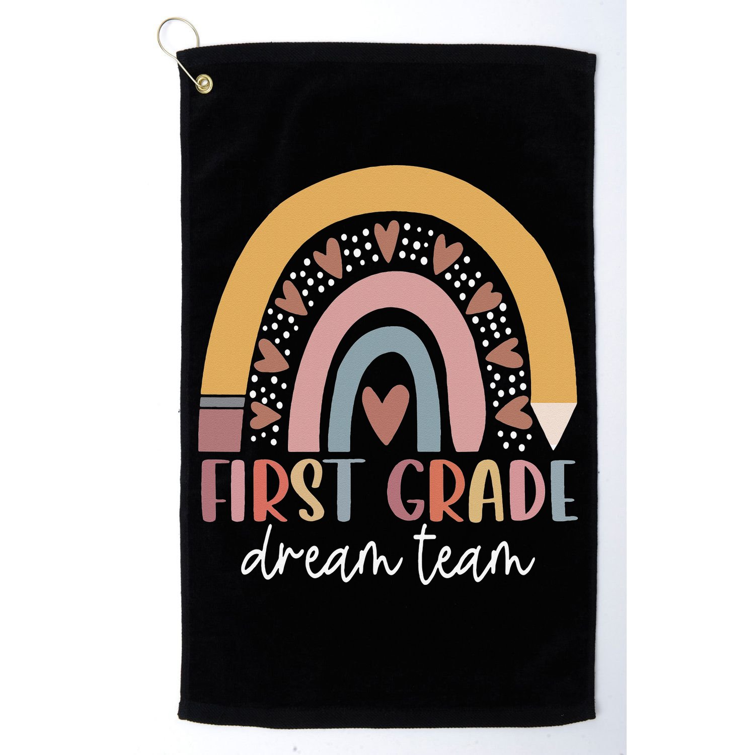 First Grade Dream Team Teacher Back To School Gifts Golf Towel