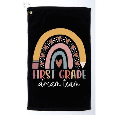 First Grade Dream Team Teacher Back To School Gifts Platinum Collection Golf Towel