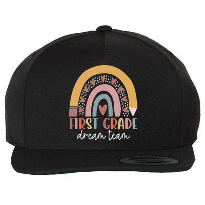 First Grade Dream Team Teacher Back To School Gifts Wool Snapback Cap