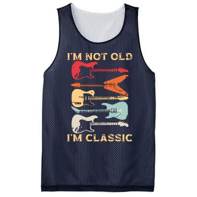 Funny Guitar Design For Men Women Guitarist Guitar Lovers Mesh Reversible Basketball Jersey Tank