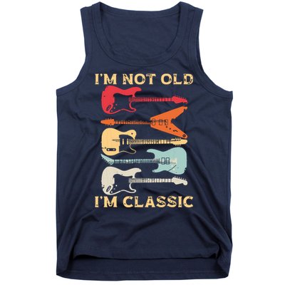 Funny Guitar Design For Men Women Guitarist Guitar Lovers Tank Top