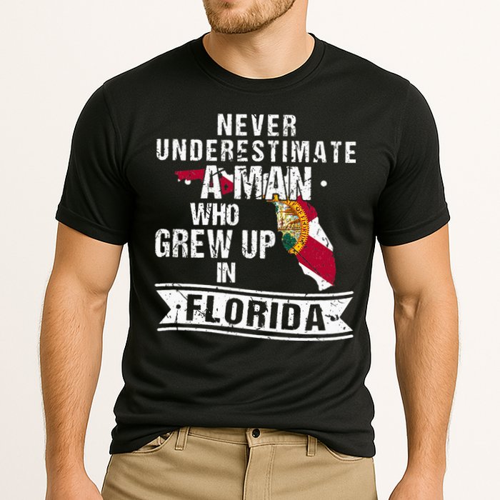 Flo Grown Design For Men Native Florida Cooling Performance Crew T-Shirt