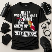 Flo Grown Design For Men Native Florida Cooling Performance Crew T-Shirt