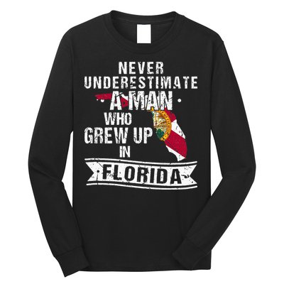 Flo Grown Design For Men Native Florida Long Sleeve Shirt