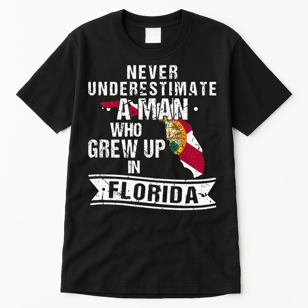 Flo Grown Design For Men Native Florida Tall T-Shirt